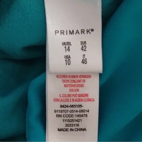Primark Teal Santa Monica One Piece Swimsuit - Picture 6 of 7